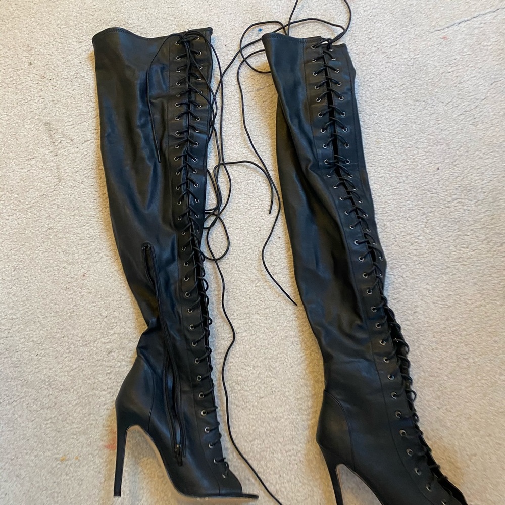 Knee high boots
